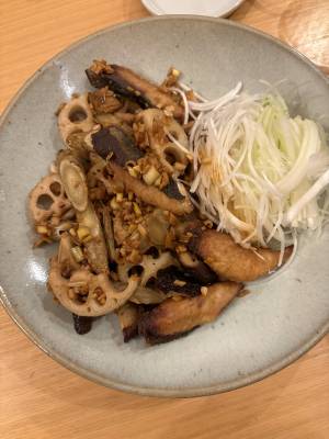 ぶりと根菜の油淋鶏(ユーリンチー)風