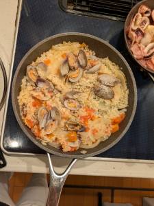 あさりのパエリア