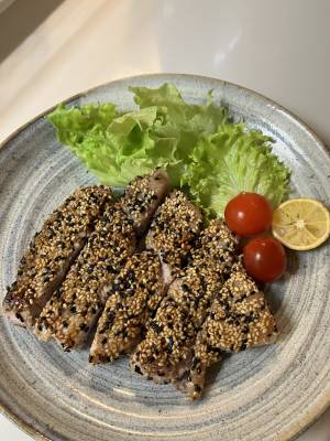 白黒ごまステーキ