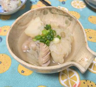 切り干し大根とソーセージのスープ煮