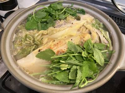 ひき肉と白菜のピリ辛鍋