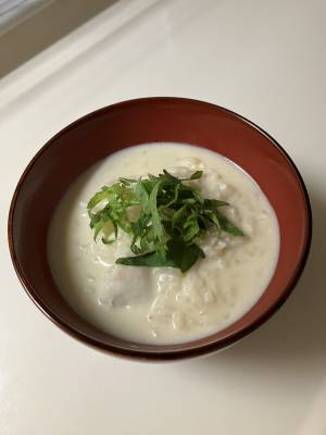 里芋のみそがゆチーズ