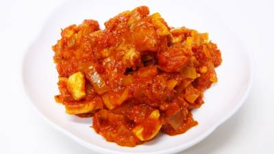 鶏もも肉のトマト煮