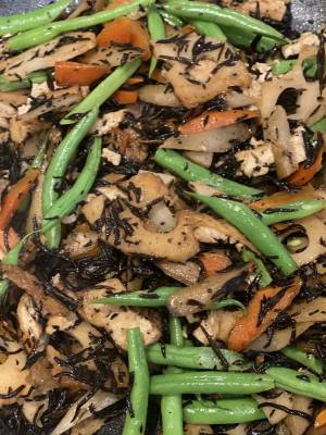 あっさりひじきの煮物