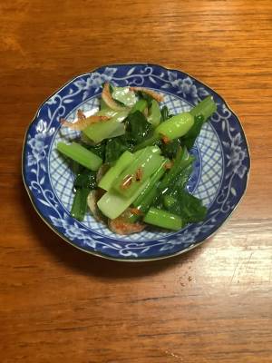 小松菜と桜えびのおひたし