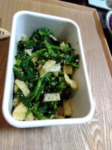 菜の花のからしあえ