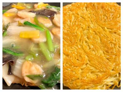 海鮮あんかけ焼きそば