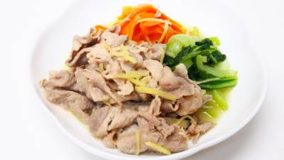 豚しゃぶと野菜の塩こうじ煮