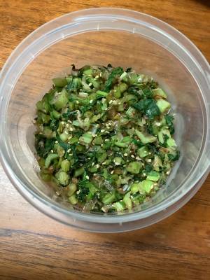 かぶの葉のごまふりかけ