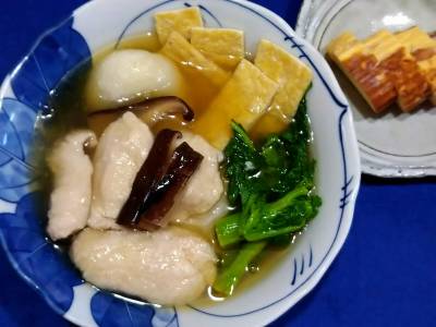 菜の花と鶏むねのサッと煮