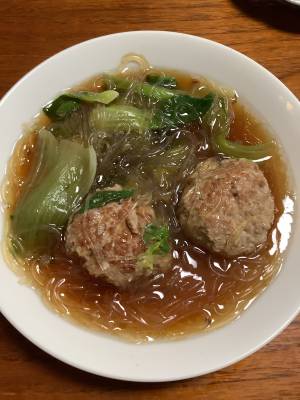 肉だんごの中国風煮物