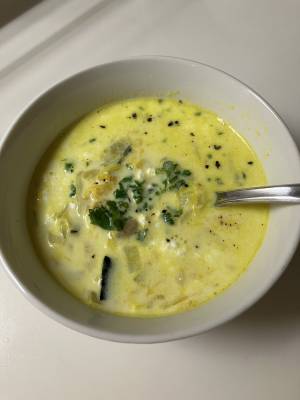 ひよこ豆とかぼちゃのスープ