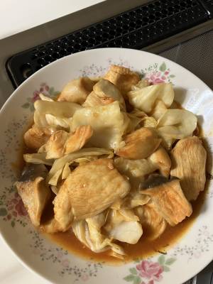 鶏むねのレンジタッカルビ