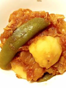 ツナとじゃがいものトマト煮