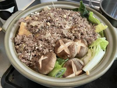 冬野菜の肉みそ鍋