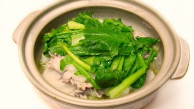 豚肉とかぶの重ね蒸し鍋