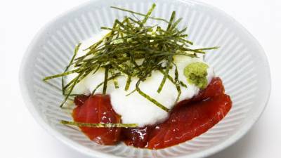 まぐろの山かけ