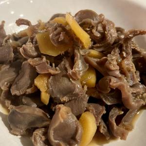 砂肝のしょうが煮