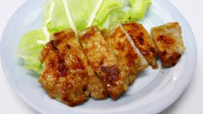 豚肉のたまねぎみそ漬け