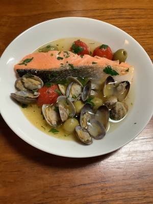 さけのアクアパッツァ