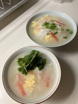 かにたま雑炊