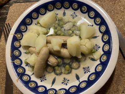 グリンピースとじゃがいものスープ