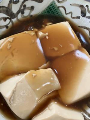 豆腐のオイスターソース煮