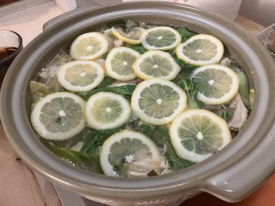 ほっこりレモン鍋