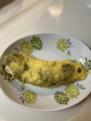 ふきのとうのオムレツ