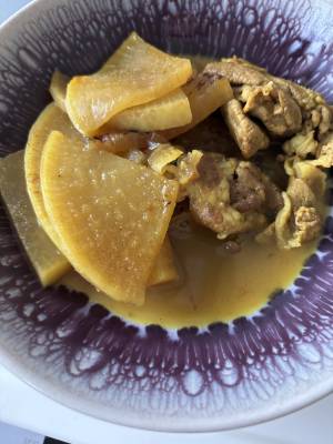 豚肉と大根のカレースープ