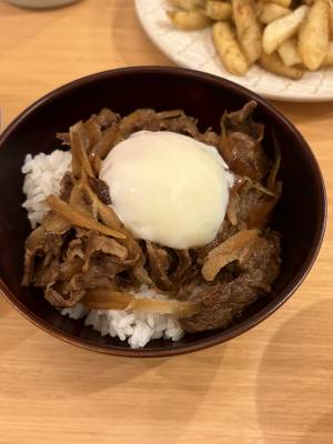 牛ごぼう丼