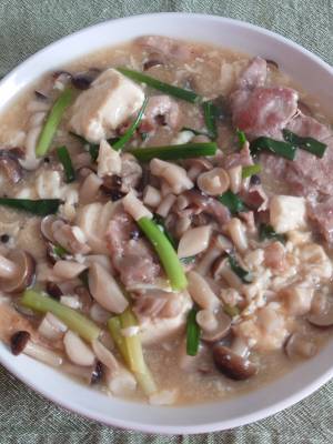 豚肉と豆腐の中華風うま煮