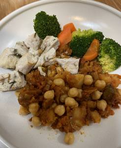 きのこのトマト煮 カレー風味