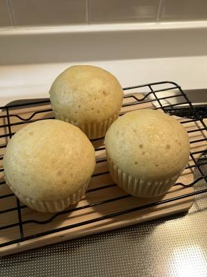 しょうゆ風味の蒸しパン