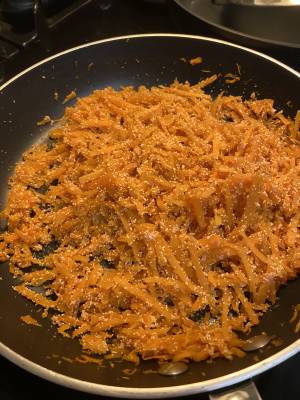 にんじんのたらこ炒め