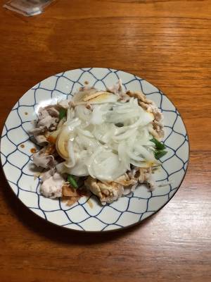 豚しゃぶ酢たまねぎ