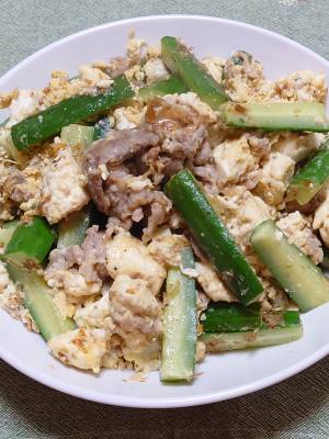 きゅうりチャンプルー