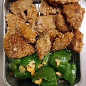 かつおのにんにく竜田揚げ