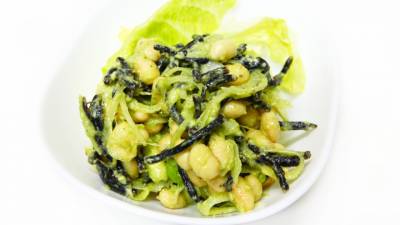 アボカドのひじきサラダ