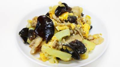 カリフラワーの中国風炒め