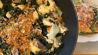 豚わかめチャンプルー