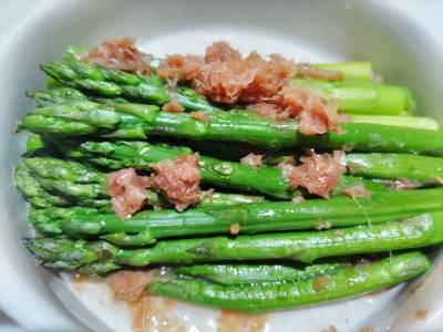 アスパラのおひたし