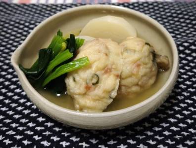 かぶと油揚げの煮物