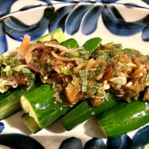 きゅうりのたたき漬け