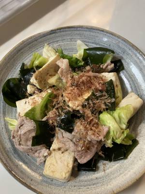 豚わかめチャンプルー