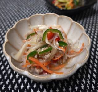 ひき肉と春雨のサラダ