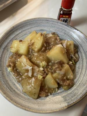 新じゃがマーボー