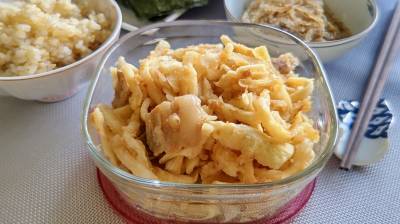 切り干し大根と油揚げのあえ物