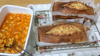 金柑（きんかん）マーマレードのパウンドケーキ