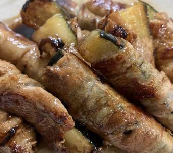 ズッキーニの肉巻き